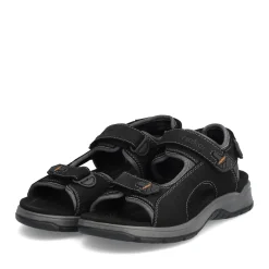 Discount Rieker Meskie Sandaly Trekkingowe , Nocna, Czarna