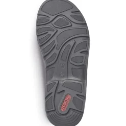 Clearance Rieker Meskie Sandaly Trekkingowe W Kolorze Grafitowo-Czarnym