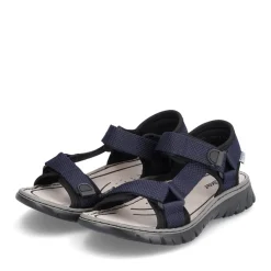 Best Rieker Meskie Sandaly Trekkingowe W Kolorze Granatowym