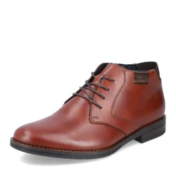 New Rieker Meskie Sznurowane Buty W Kolorze Lisiego Brazu
