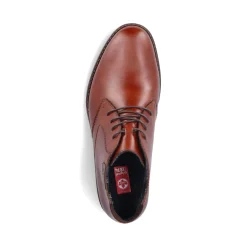 New Rieker Meskie Sznurowane Buty W Kolorze Lisiego Brazu