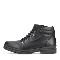 New Rieker Meskie Sznurowane Buty W Kolorze Czarnym, Blyszczacym