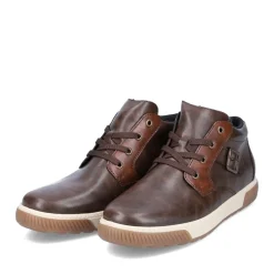 Discount Rieker Meskie Sznurowane Buty W Kolorze Kawowo-Brazowym