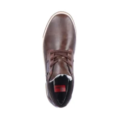 Discount Rieker Meskie Sznurowane Buty W Kolorze Kawowo-Brazowym