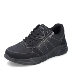 Clearance Rieker Meskie Sznurowane Buty W Kolorze Asfaltowo-Czarnym