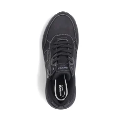 Clearance Rieker Meskie Sznurowane Buty W Kolorze Asfaltowo-Czarnym