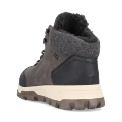 Discount Rieker Meskie Sznurowane Buty W Kolorze Kawowo-Brazowym