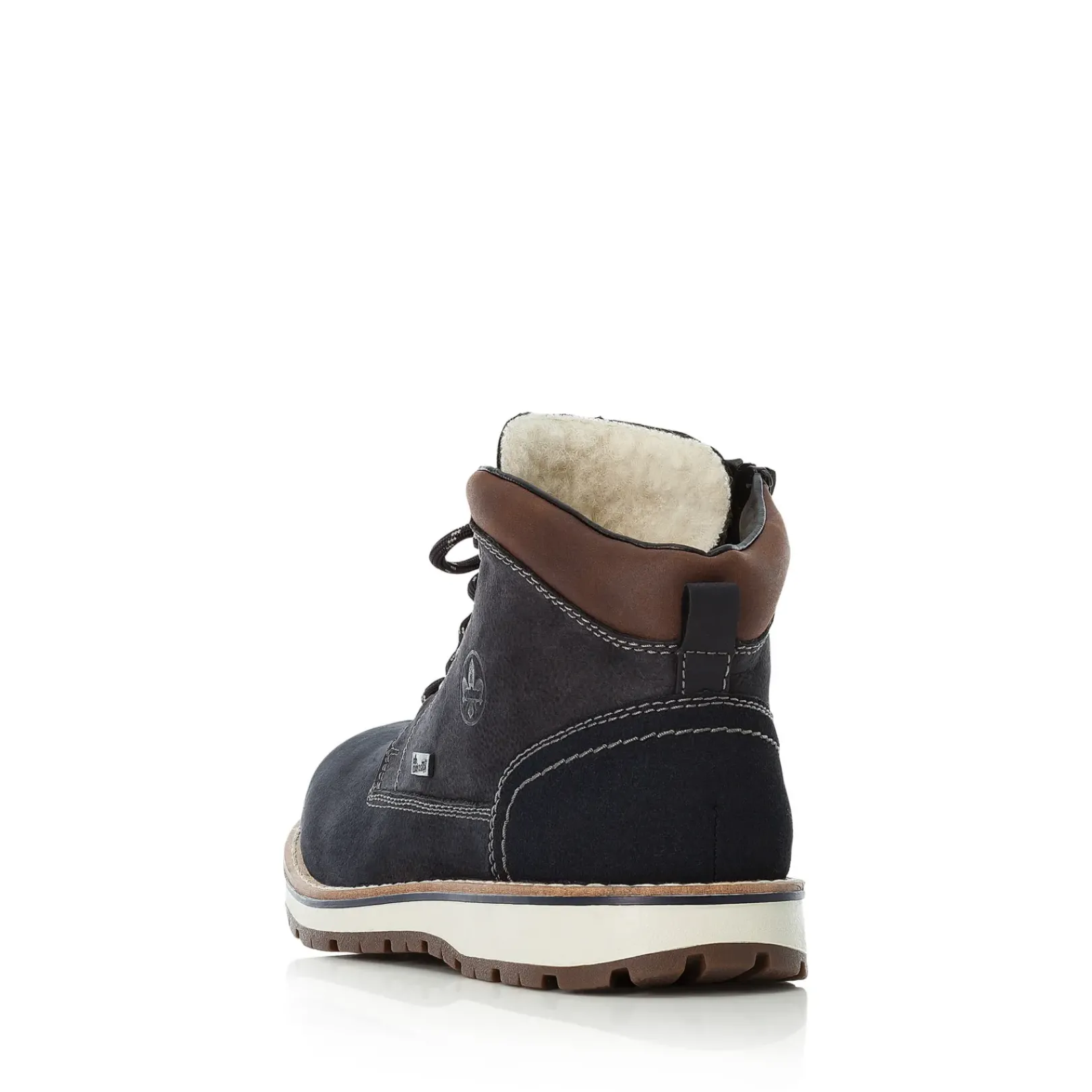 Fashion Rieker Meskie Sznurowane Buty W Kolorze Blekitu Pacyfiku