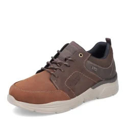 Discount Rieker Meskie Sznurowane Buty W Kolorze Lisiego Brazu