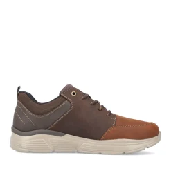 Discount Rieker Meskie Sznurowane Buty W Kolorze Lisiego Brazu