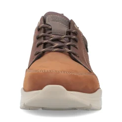 Discount Rieker Meskie Sznurowane Buty W Kolorze Lisiego Brazu