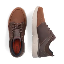 Discount Rieker Meskie Sznurowane Buty W Kolorze Lisiego Brazu
