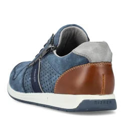 Discount Rieker Meskie Sznurowane Buty W Kolorze Blekitnym