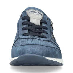 Discount Rieker Meskie Sznurowane Buty W Kolorze Blekitnym