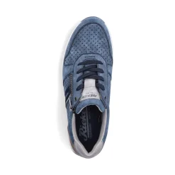 Discount Rieker Meskie Sznurowane Buty W Kolorze Blekitnym