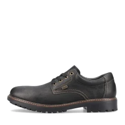 Discount Rieker Meskie Sznurowane Buty W Kolorze Kruczoczarnym