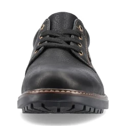 Discount Rieker Meskie Sznurowane Buty W Kolorze Kruczoczarnym