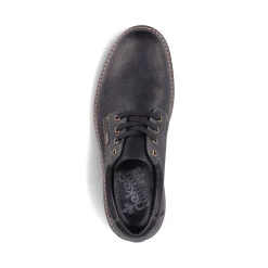 Discount Rieker Meskie Sznurowane Buty W Kolorze Kruczoczarnym