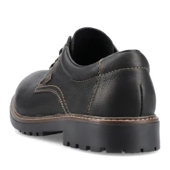Discount Rieker Meskie Sznurowane Buty W Kolorze Kruczoczarnym