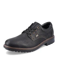 Discount Rieker Meskie Sznurowane Buty W Kolorze Kruczoczarnym