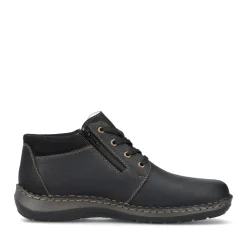 Online Rieker Meskie Sznurowane Buty W Kolorze Asfaltowo-Czarnym