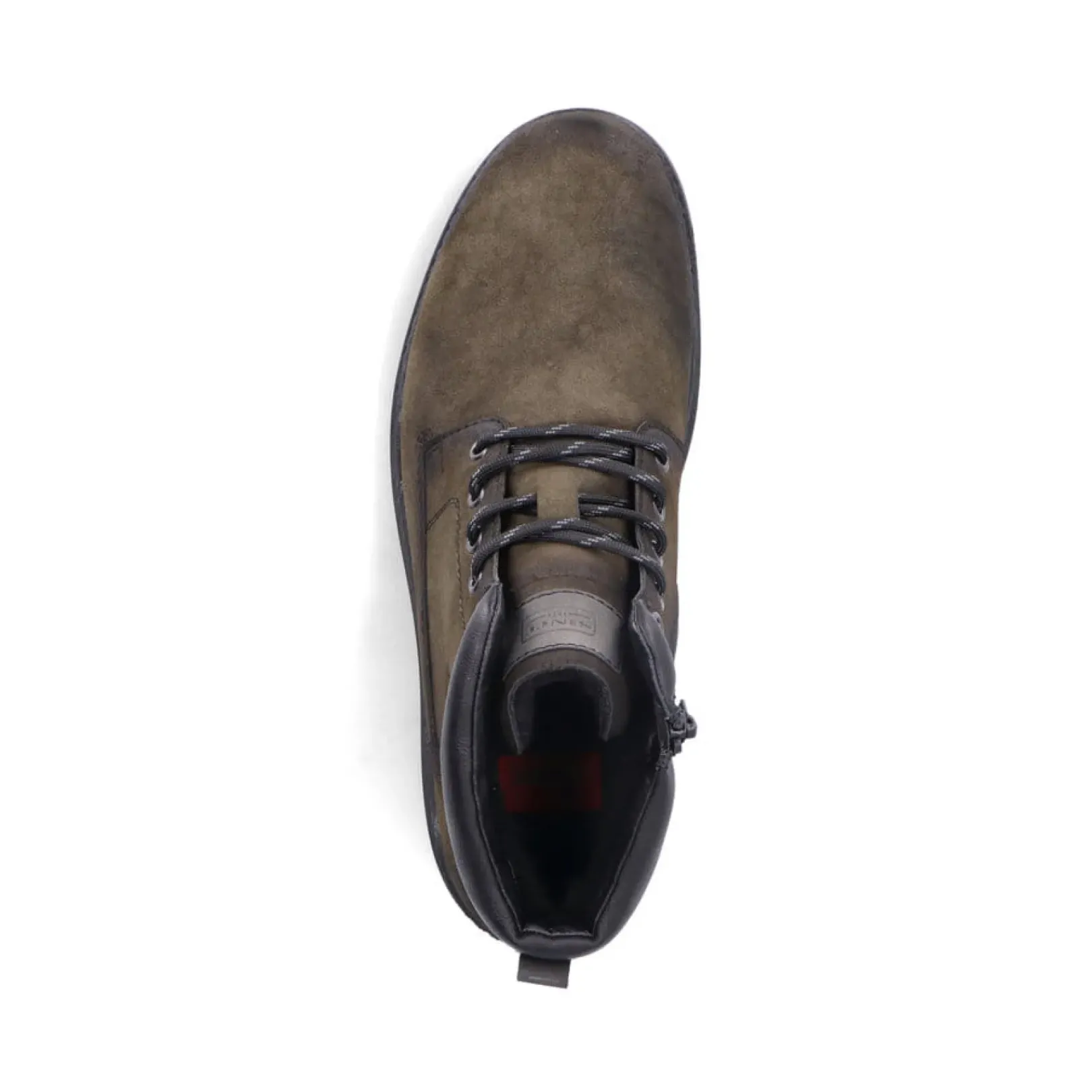 Fashion Rieker Meskie Sznurowane Buty W Kolorze Zieleni Khaki