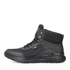 Discount Rieker Meskie Sznurowane Buty W Kolorze Asfaltowo-Czarnym
