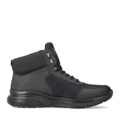 Discount Rieker Meskie Sznurowane Buty W Kolorze Asfaltowo-Czarnym