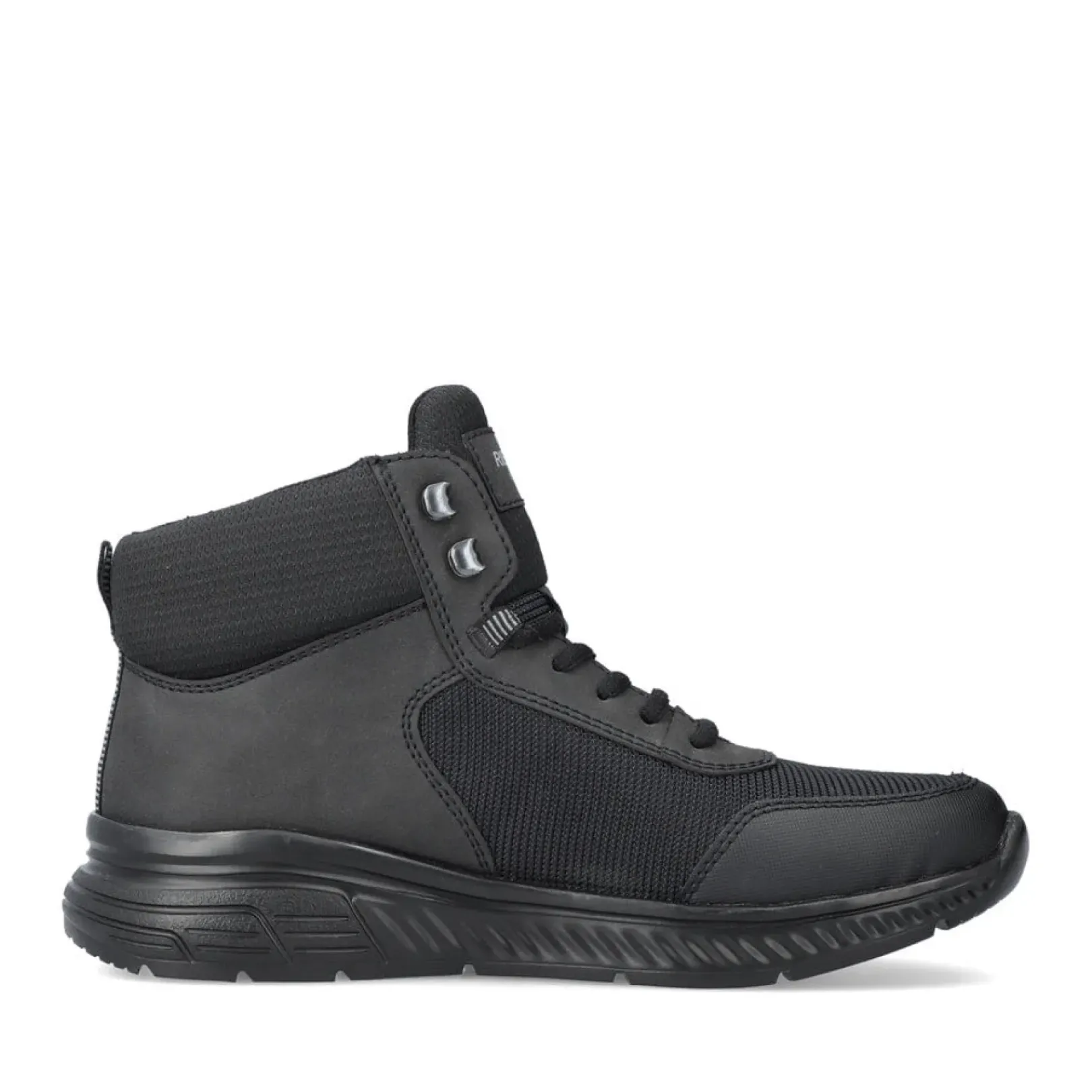 Discount Rieker Meskie Sznurowane Buty W Kolorze Asfaltowo-Czarnym