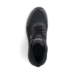 Discount Rieker Meskie Sznurowane Buty W Kolorze Asfaltowo-Czarnym