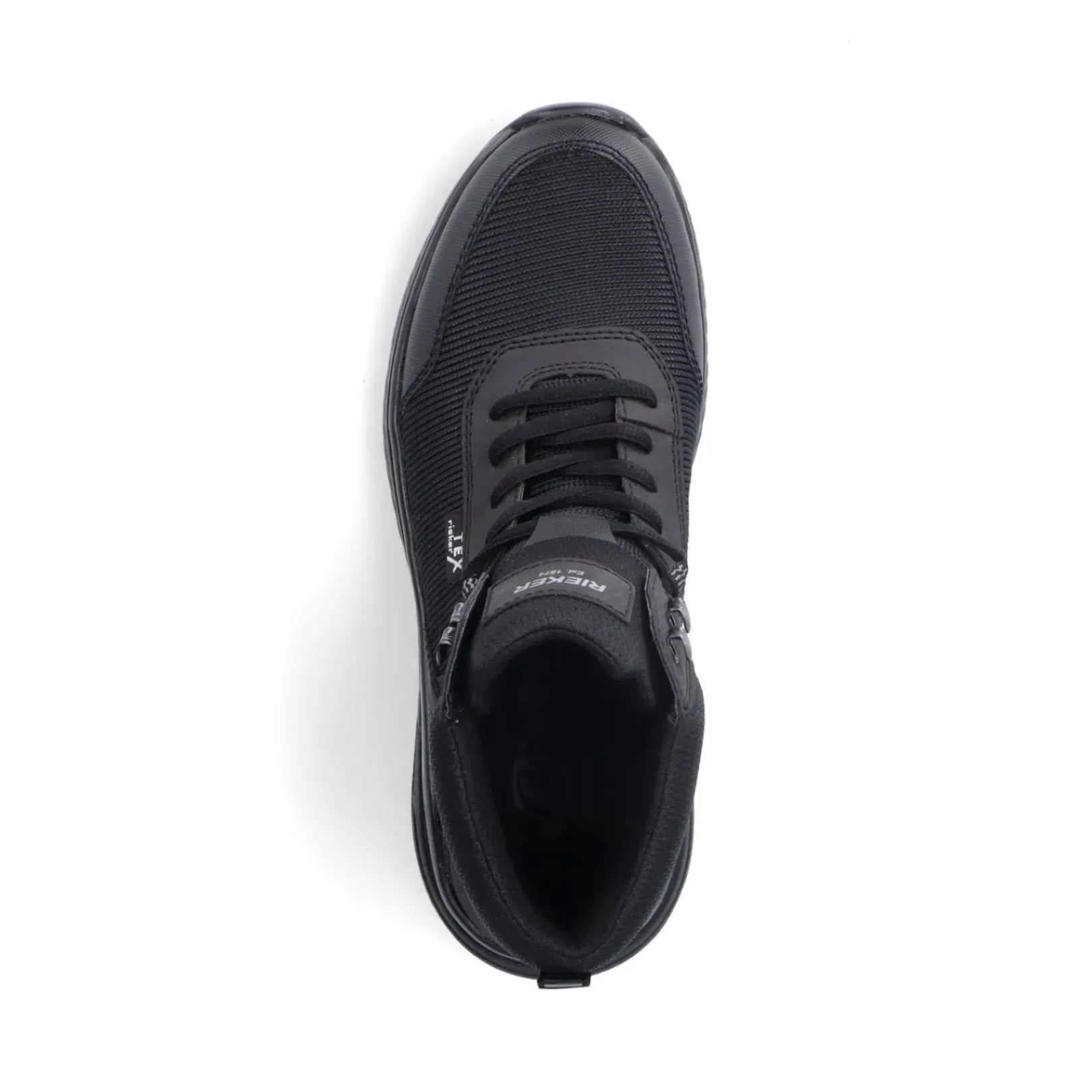 Discount Rieker Meskie Sznurowane Buty W Kolorze Asfaltowo-Czarnym