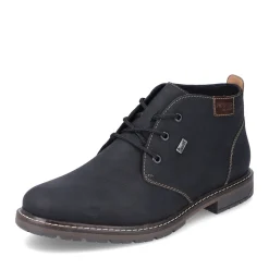 Best Rieker Meskie Sznurowane Buty W Kolorze Asfaltowo-Czarnym