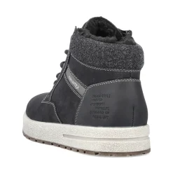Best Rieker Meskie Sznurowane Buty W Kolorze Asfaltowo-Czarnym