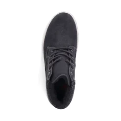 Best Rieker Meskie Sznurowane Buty W Kolorze Asfaltowo-Czarnym