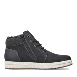Best Rieker Meskie Sznurowane Buty W Kolorze Asfaltowo-Czarnym