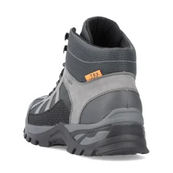 Sale Rieker Meskie Sznurowane Buty W Kolorze Platynowo-Szarym