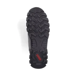 Sale Rieker Meskie Sznurowane Buty W Kolorze Platynowo-Szarym