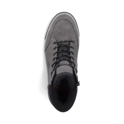 Best Rieker Meskie Sznurowane Buty W Kolorze Stalowoszarym