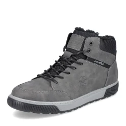 Best Rieker Meskie Sznurowane Buty W Kolorze Stalowoszarym