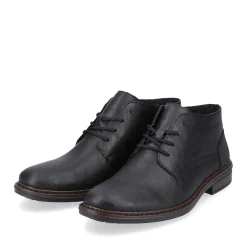 Online Rieker Meskie Sznurowane Buty W Kolorze Kruczoczarnym