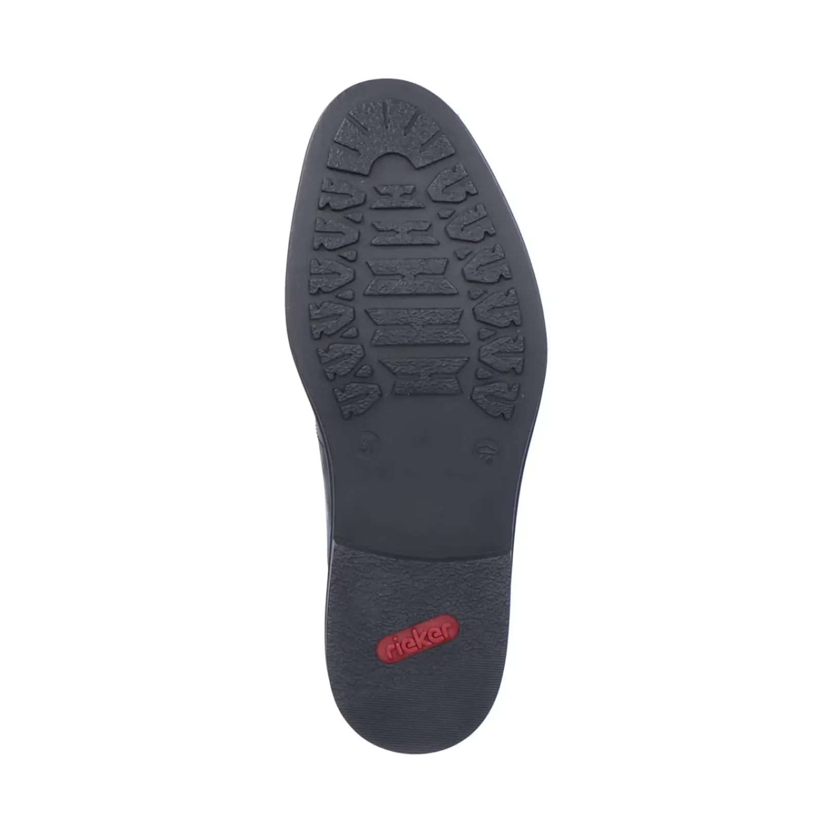 Online Rieker Meskie Sznurowane Buty W Kolorze Kruczoczarnym