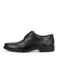 Sale Rieker Meskie Sznurowane Buty W Kolorze Ciemnej Czerni