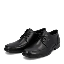 Sale Rieker Meskie Sznurowane Buty W Kolorze Ciemnej Czerni