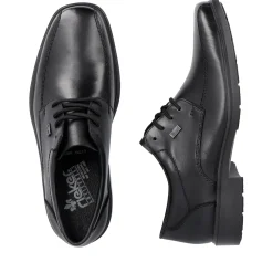 Sale Rieker Meskie Sznurowane Buty W Kolorze Ciemnej Czerni