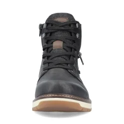 Clearance Rieker Meskie Sznurowane Buty , Nocna, Czarna