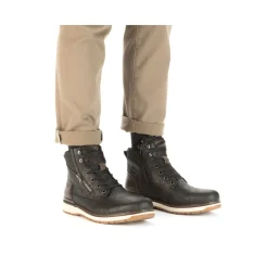 Clearance Rieker Meskie Sznurowane Buty , Nocna, Czarna