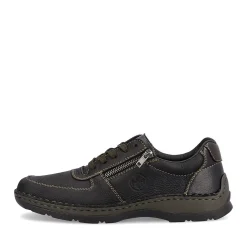 Outlet Rieker Meskie Sznurowane Buty W Kolorze Asfaltowo-Czarnym