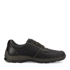 Outlet Rieker Meskie Sznurowane Buty W Kolorze Asfaltowo-Czarnym