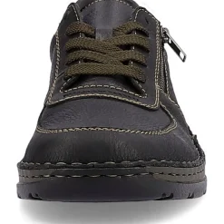 Outlet Rieker Meskie Sznurowane Buty W Kolorze Asfaltowo-Czarnym