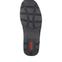 Outlet Rieker Meskie Sznurowane Buty W Kolorze Asfaltowo-Czarnym